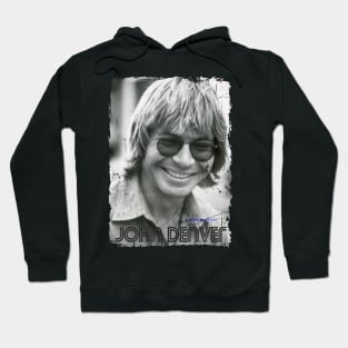 John Denver// black white design Hoodie